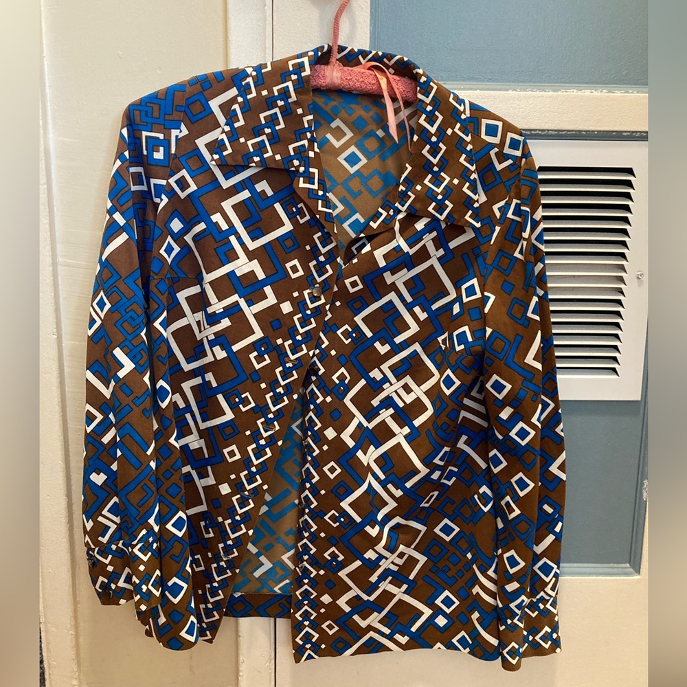 70s Retro Button Up